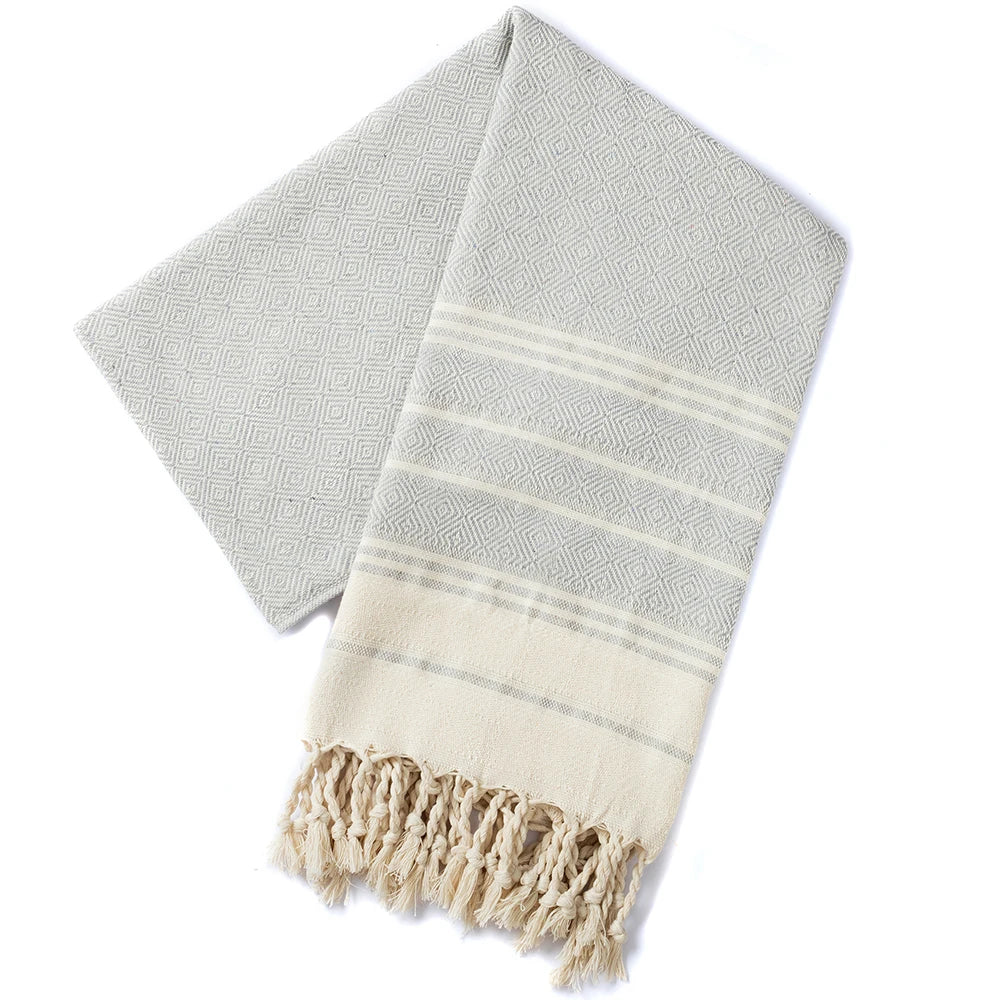 Serviette de bain turque rayée 11