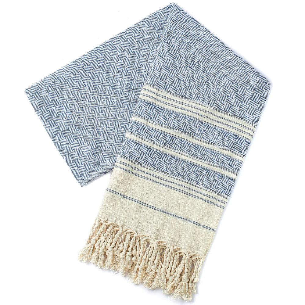 Serviette de bain turque rayée 12