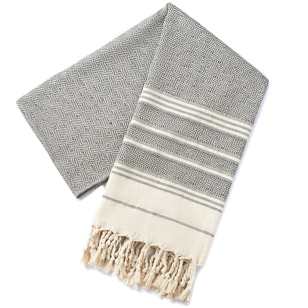 Serviette de bain turque rayée 16