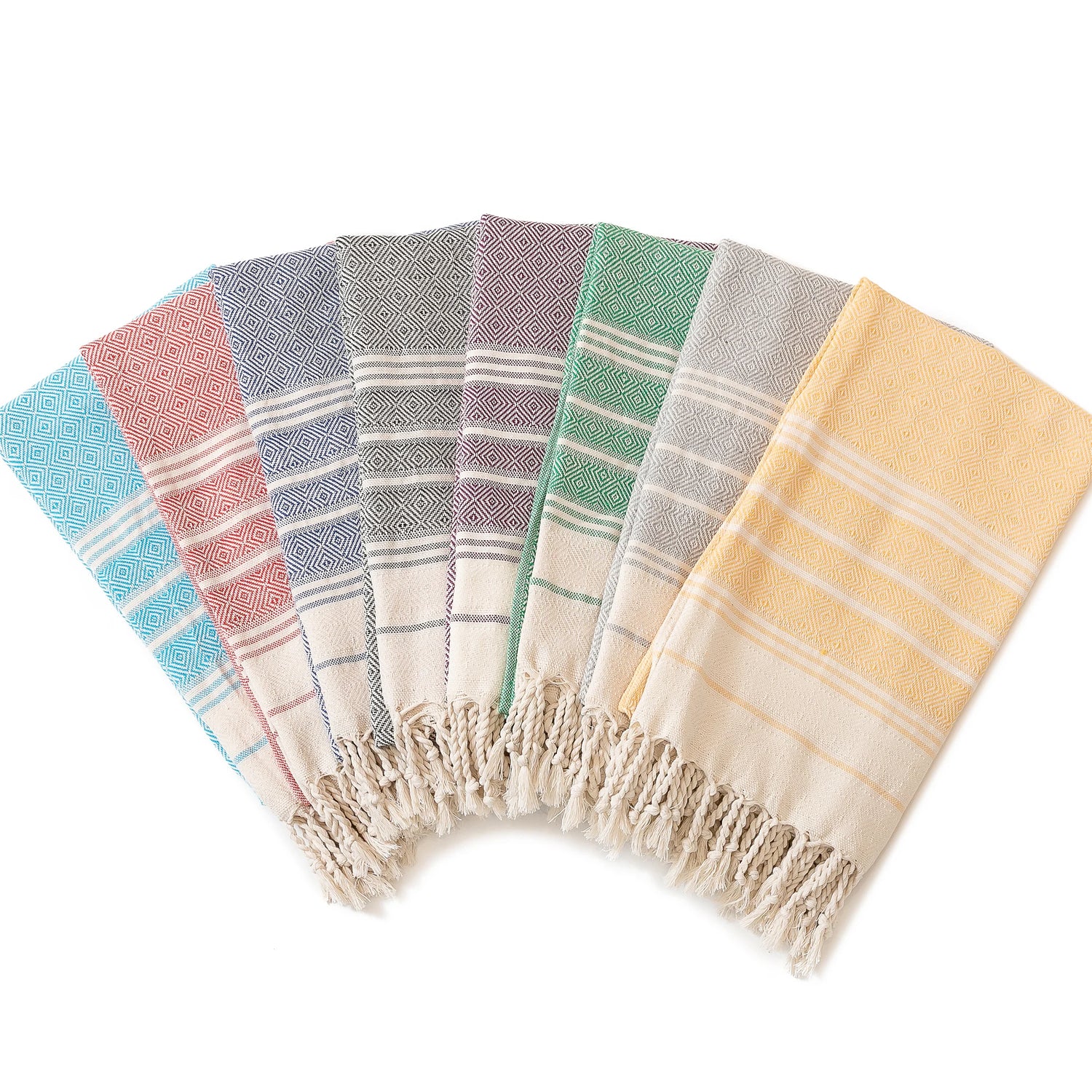 Serviette de bain turque rayée 3