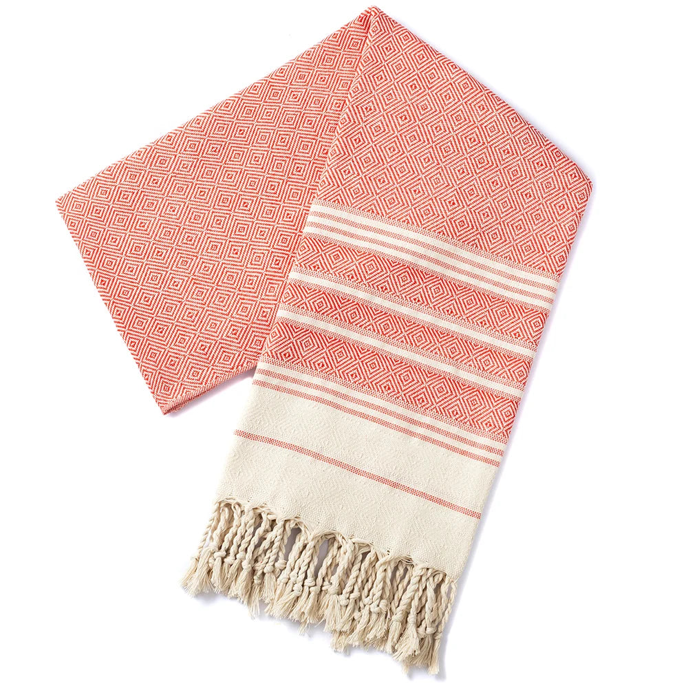 Serviette de bain turque rayée 9