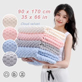 Serviette de bain velour nuage
