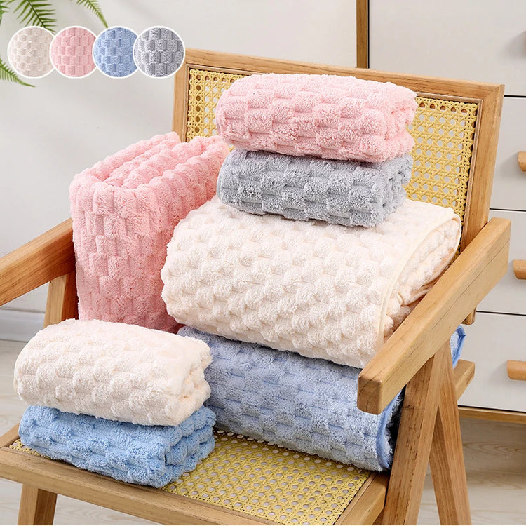 Serviette de bain velour nuage 2
