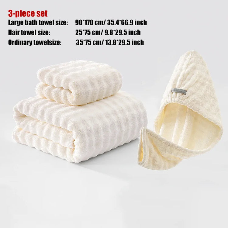 Serviette de bain velours côtelé 11
