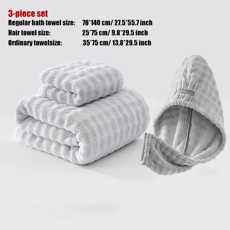 Serviette de bain velours côtelé 12
