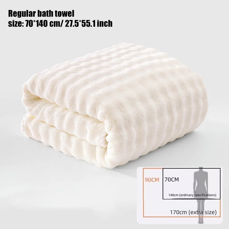 Serviette de bain velours côtelé 13
