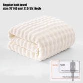 Serviette de bain velours côtelé 13
