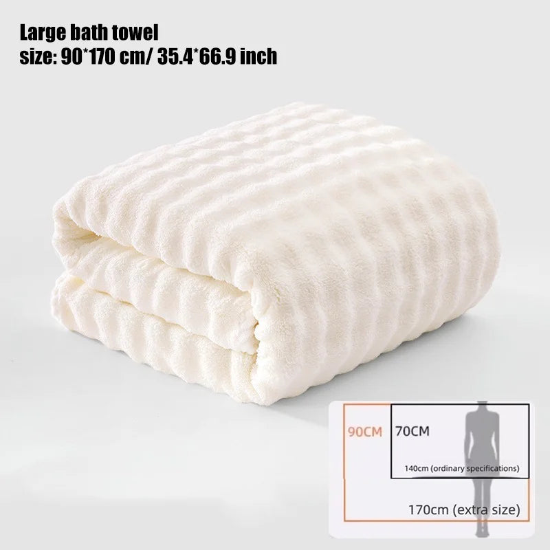Serviette de bain velours côtelé 14
