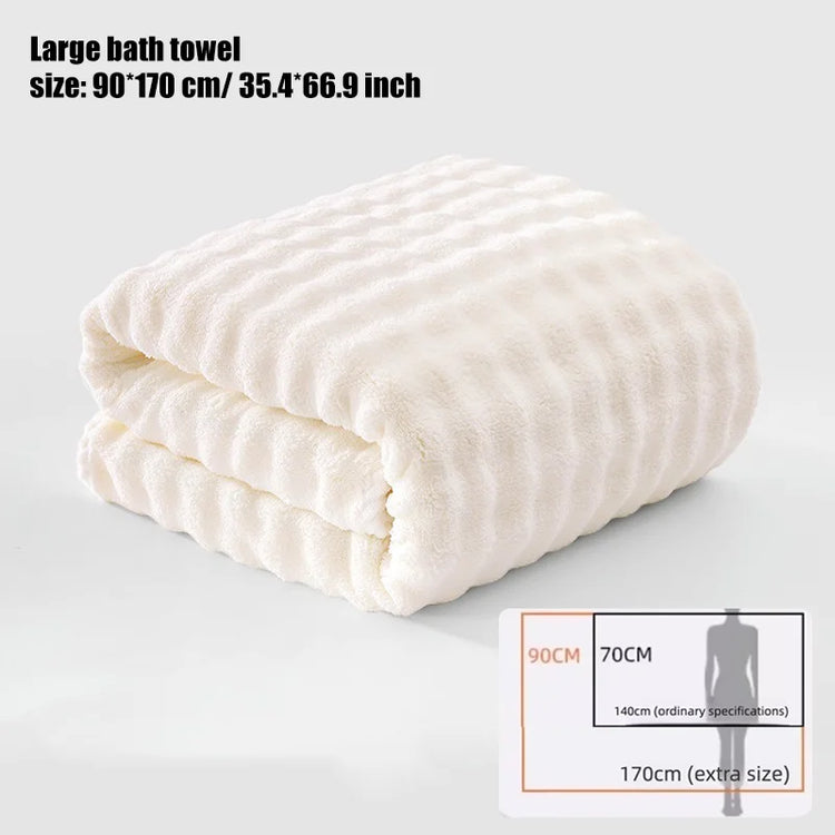 Serviette de bain velours côtelé 14
