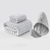 Serviette de bain velours côtelé 5