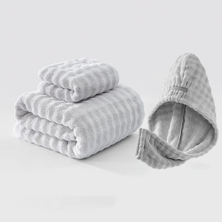 Serviette de bain velours côtelé 5
