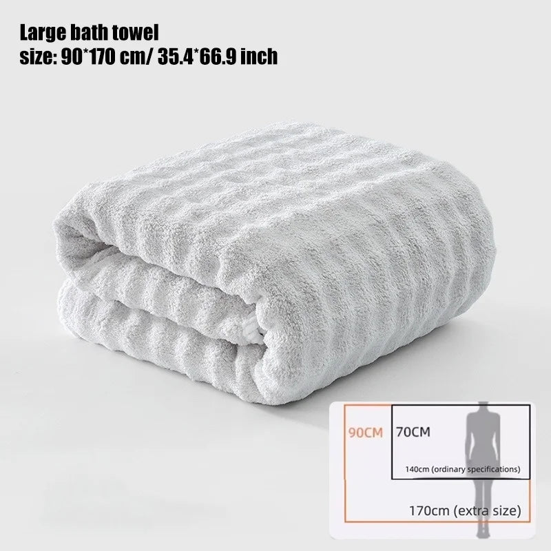 Serviette de bain velours côtelé 9