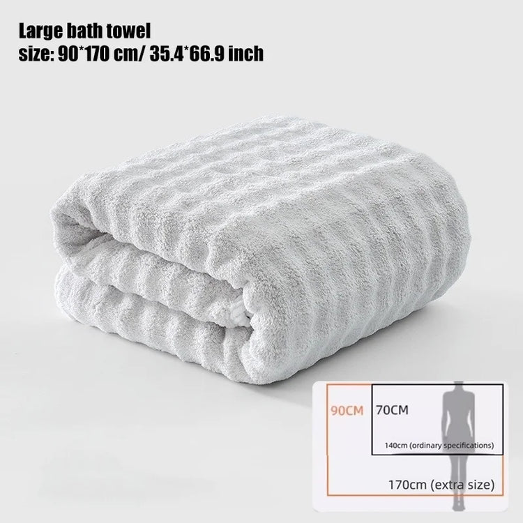 Serviette de bain velours côtelé 9