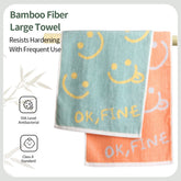 Serviette de bain visage bambou 6
