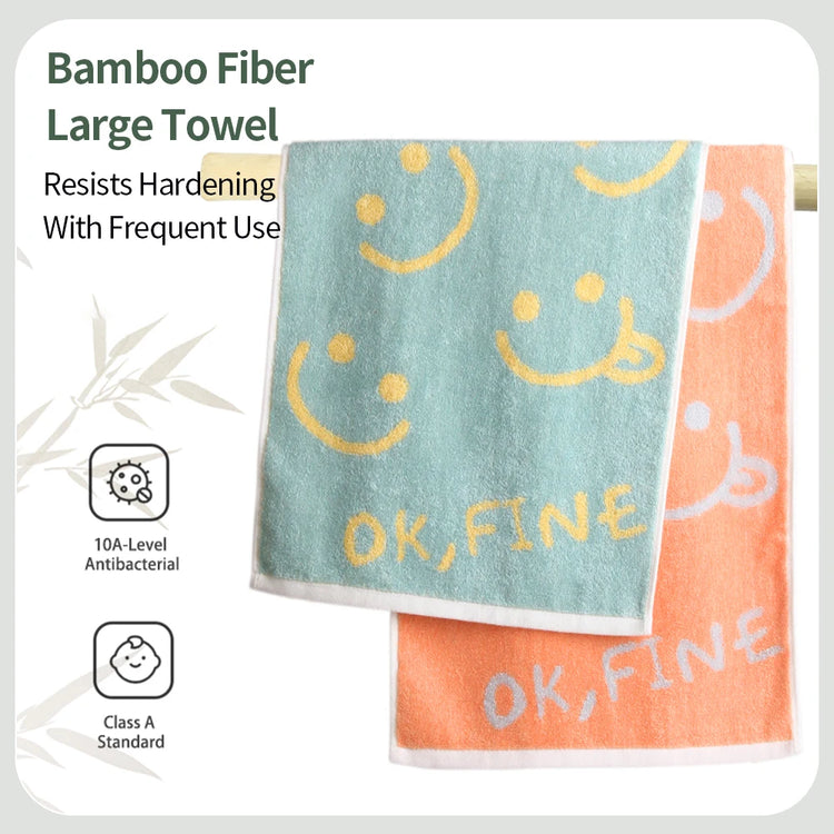 Serviette de bain visage bambou 6
