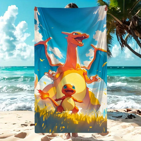 Serviette de plage Draco feu