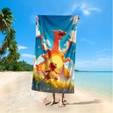 Serviette de plage Draco feu 3