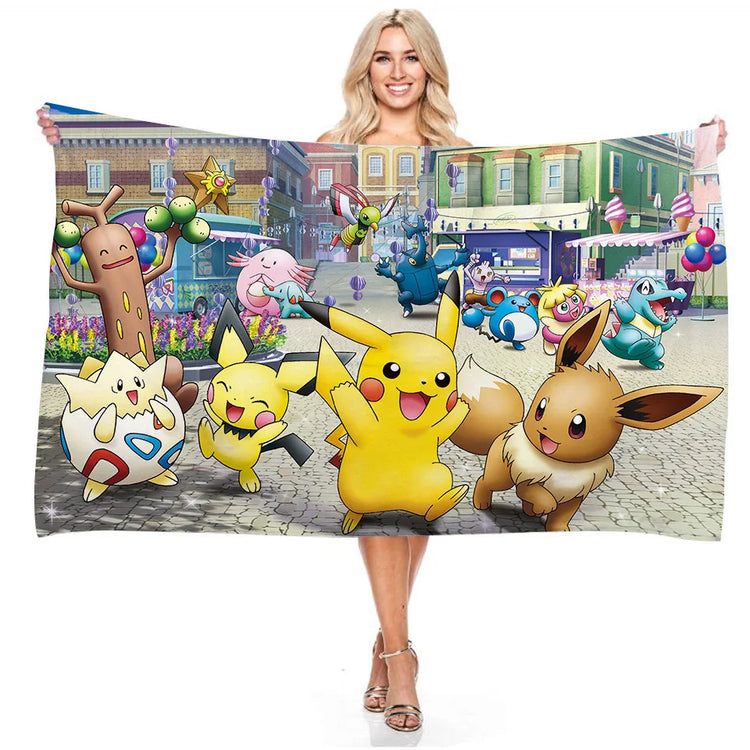 Serviette de plage Pokémon 3