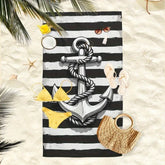 Serviette de plage ancre 4