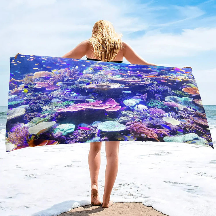  Serviette de plage aquarium 5