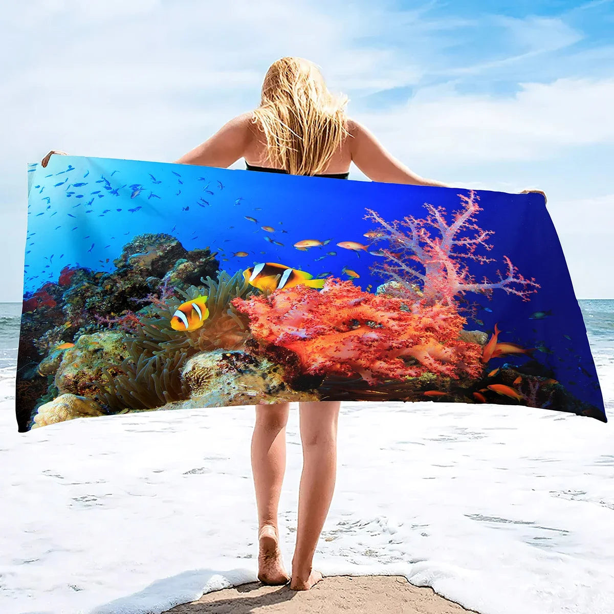  Serviette de plage aquarium 6