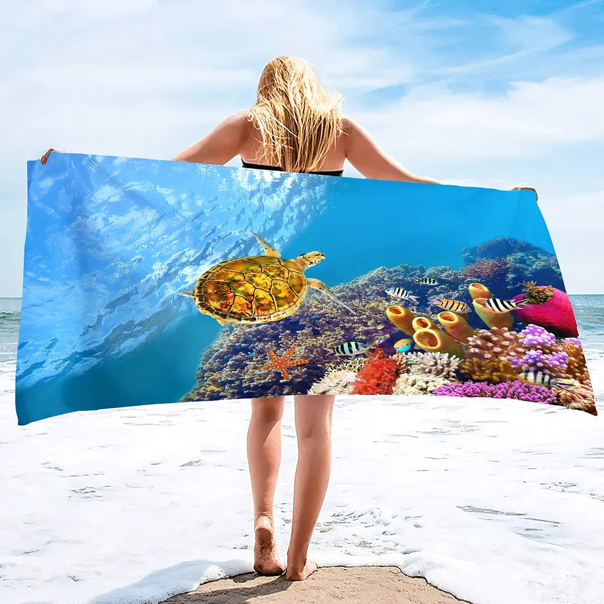  Serviette de plage aquarium 9