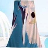 Serviette de plage baleine 12