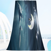 Serviette de plage baleine 7