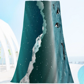 Serviette de plage baleine 9