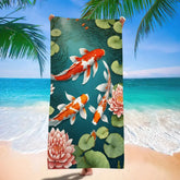 Serviette de plage carpes 14