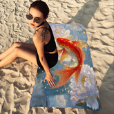 Serviette de plage carpes 3