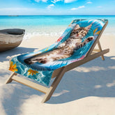 Serviette de plage chaton 4