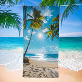 Serviette de plage cocotiers 2