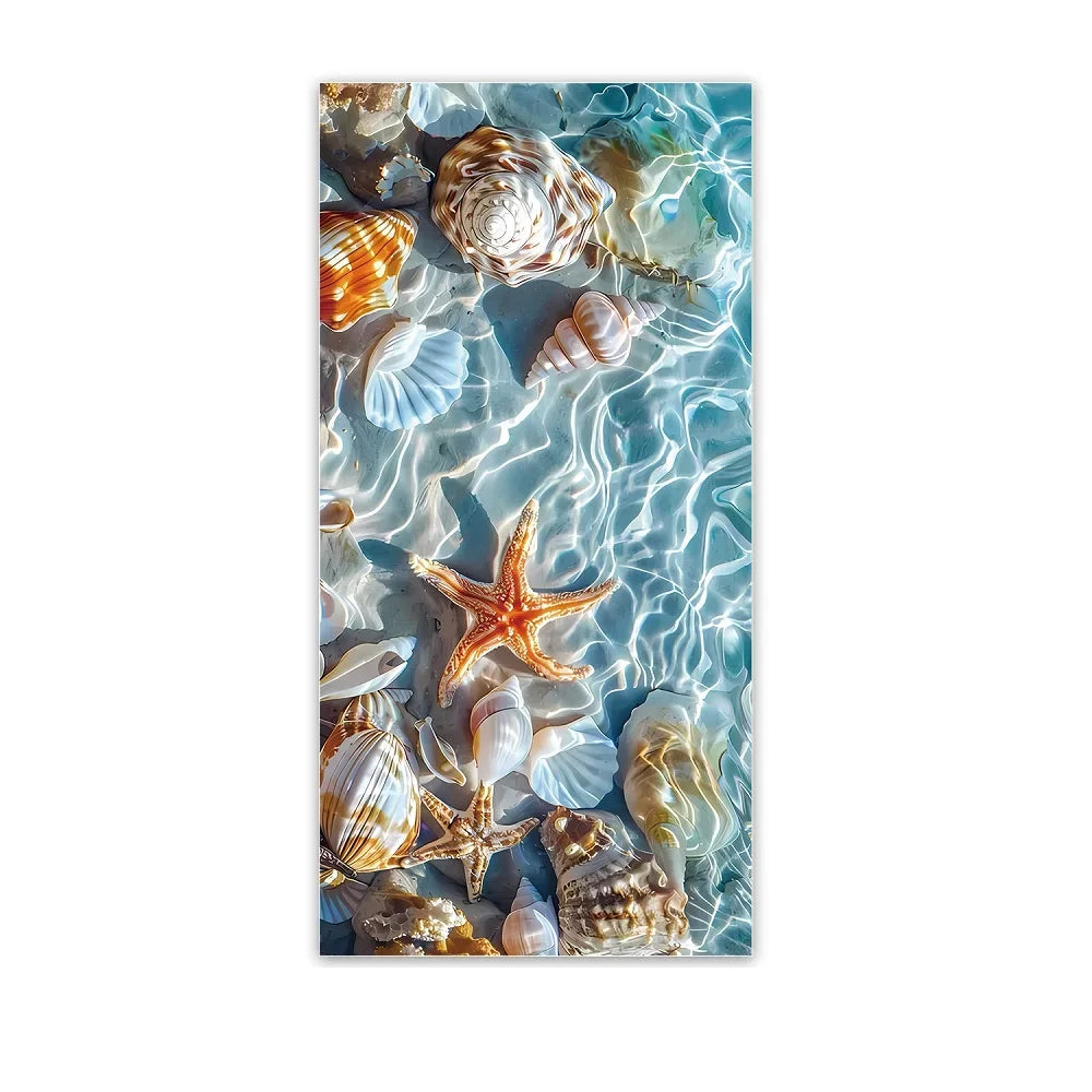 Serviette de plage coquillages merveilleux 3
