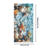 Serviette de plage coquillages merveilleux 5