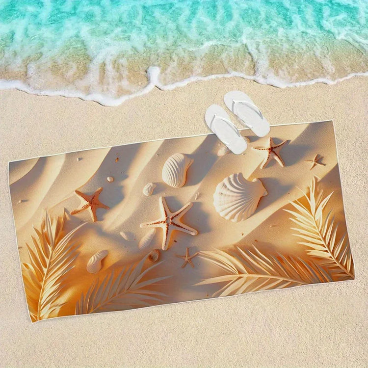 Serviette de plage dorée 3