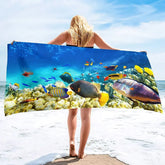 Serviette de plage fond marin 2