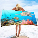 Serviette de plage fond marin 4