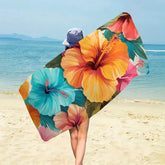 Serviette de plage hibiscus 3