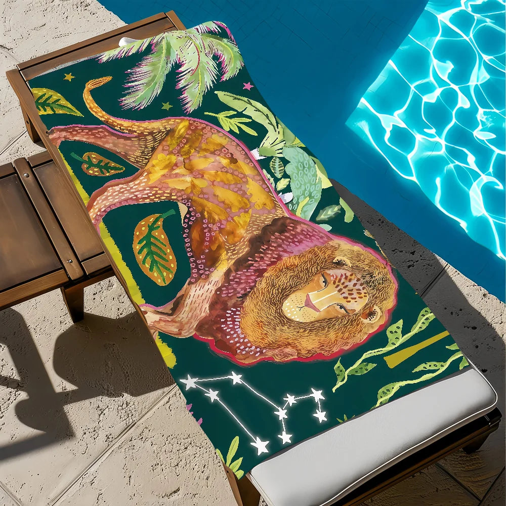 Serviette de plage jungle 8