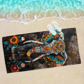 Serviette de plage éléphant 2