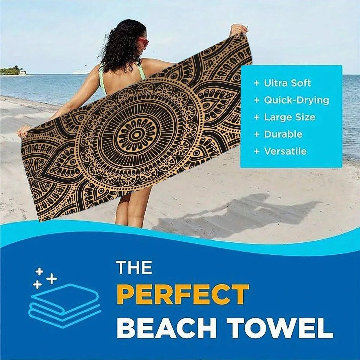 Serviette de plage mandala 3