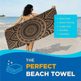 Serviette de plage mandala 3