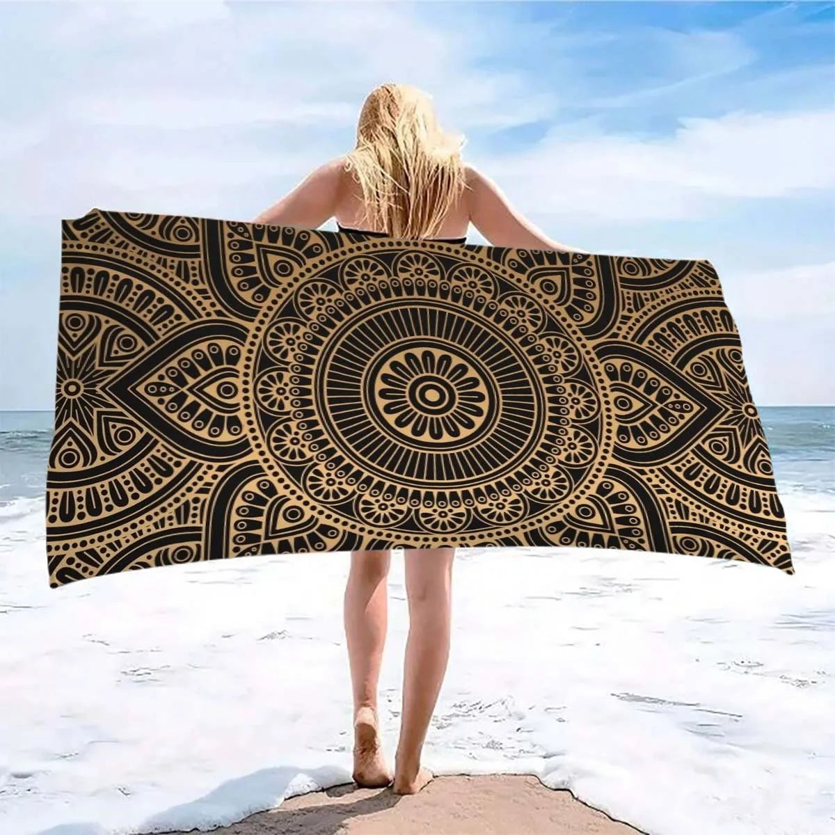 Serviette de plage mandala 4