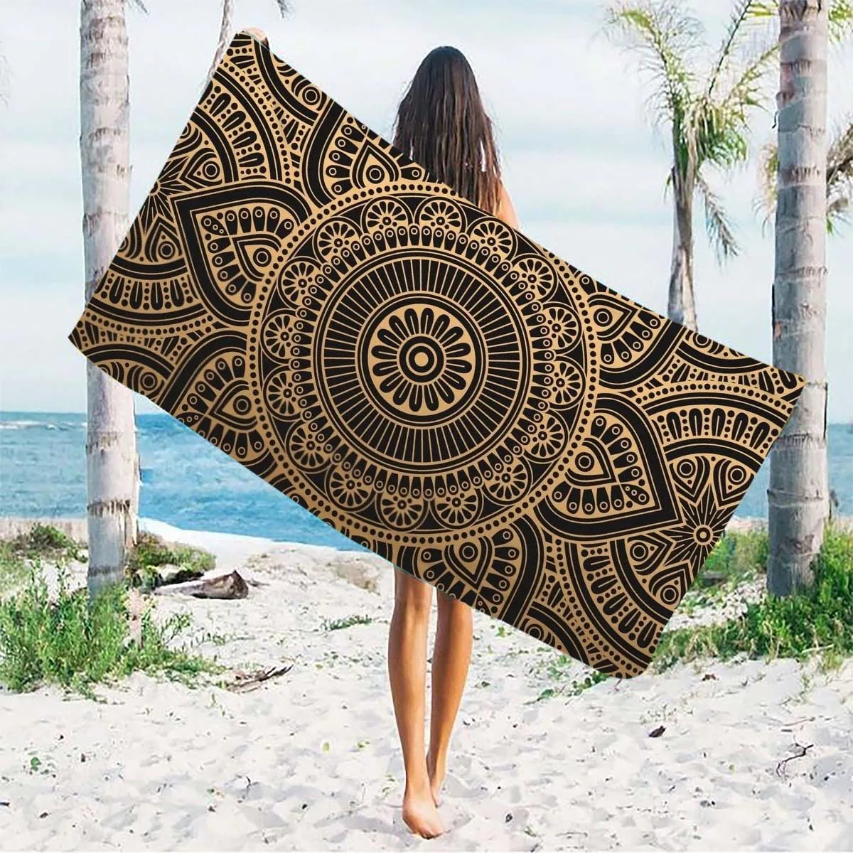 Serviette de plage mandala 5