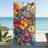 Serviette de plage papillons 2