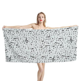 Serviette de plage piano 2