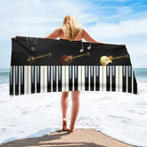 Serviette de plage piano 5