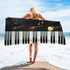 Serviette de plage piano 5