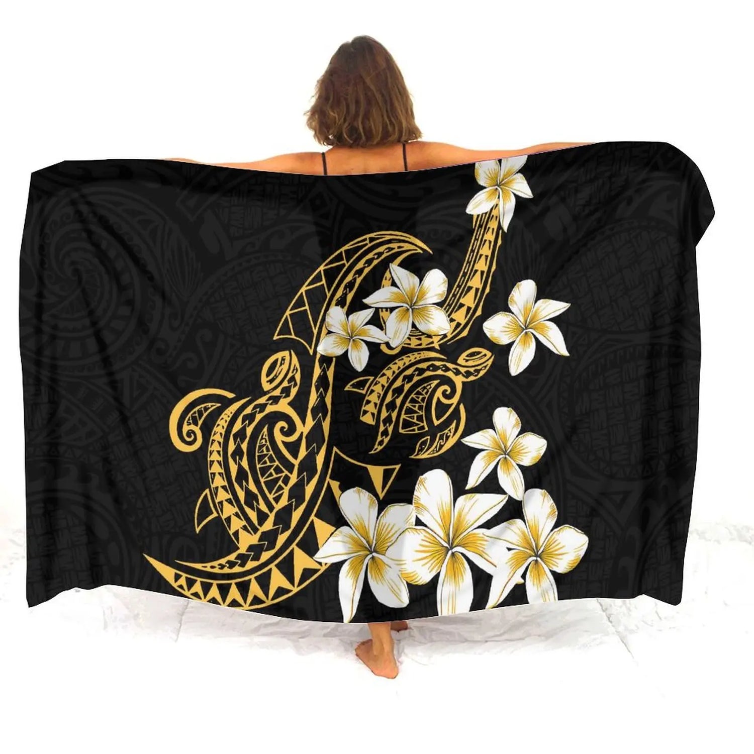 Serviette de plage sarong polynésien